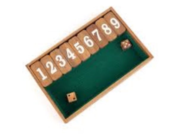 Shut the box game